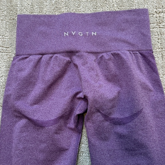 Nvgtn purple leggings sz M - Picture 4 of 4